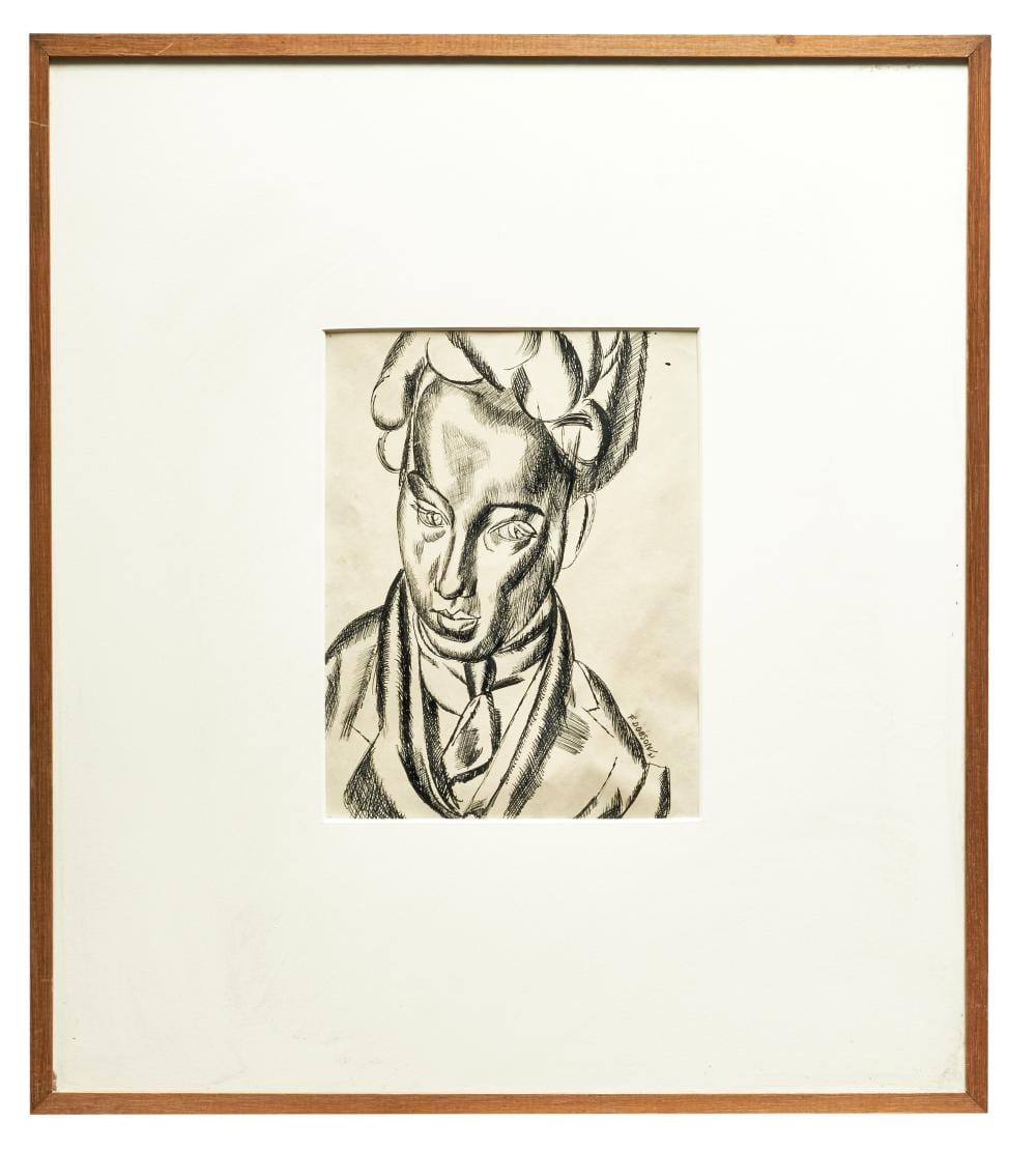 Frank Dobson comparable auction result: frank dobson 1888 1963 portrait of a man