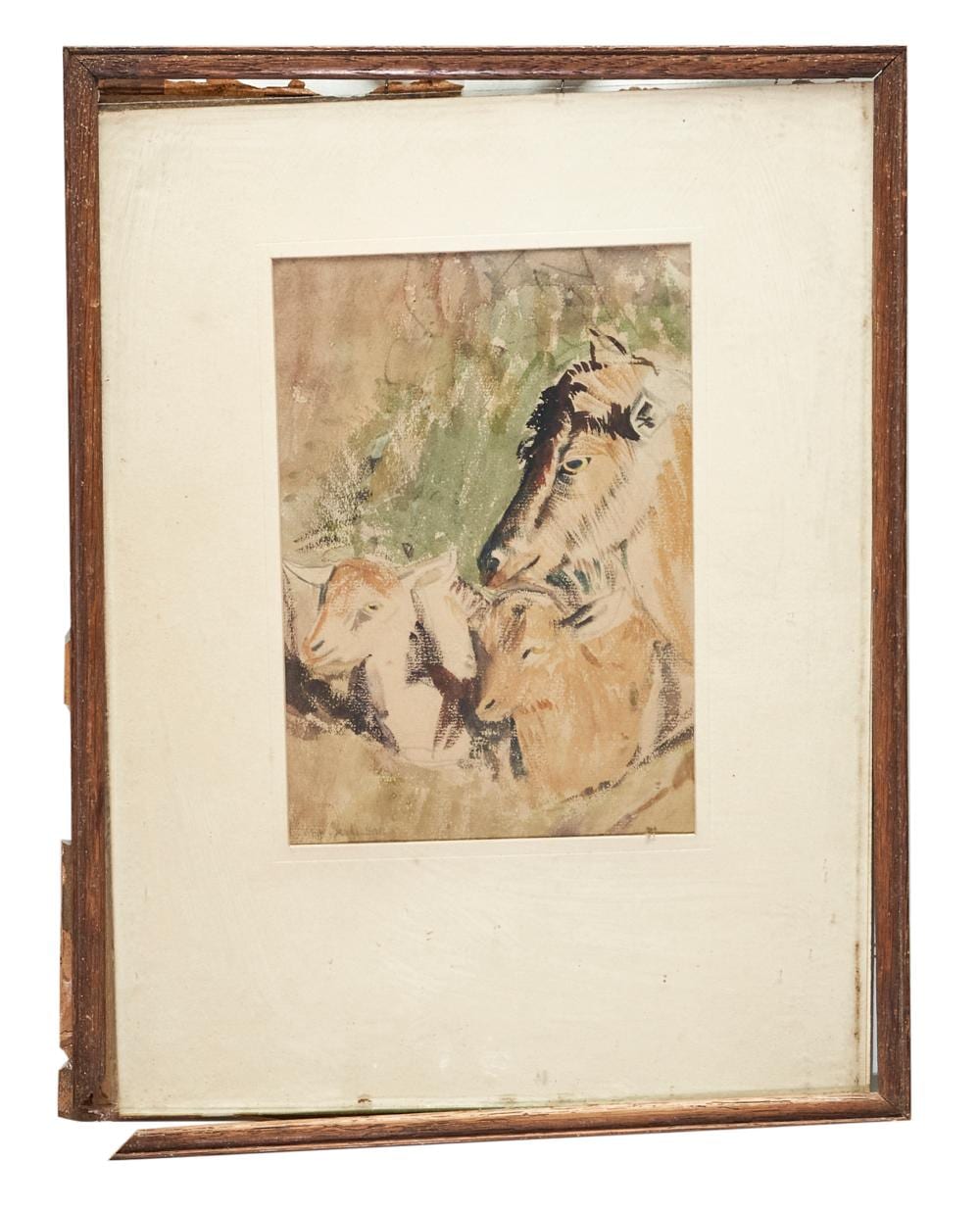 Edna Clarke Hall comparable auction result: edna clarke hall 1879 1979 goats