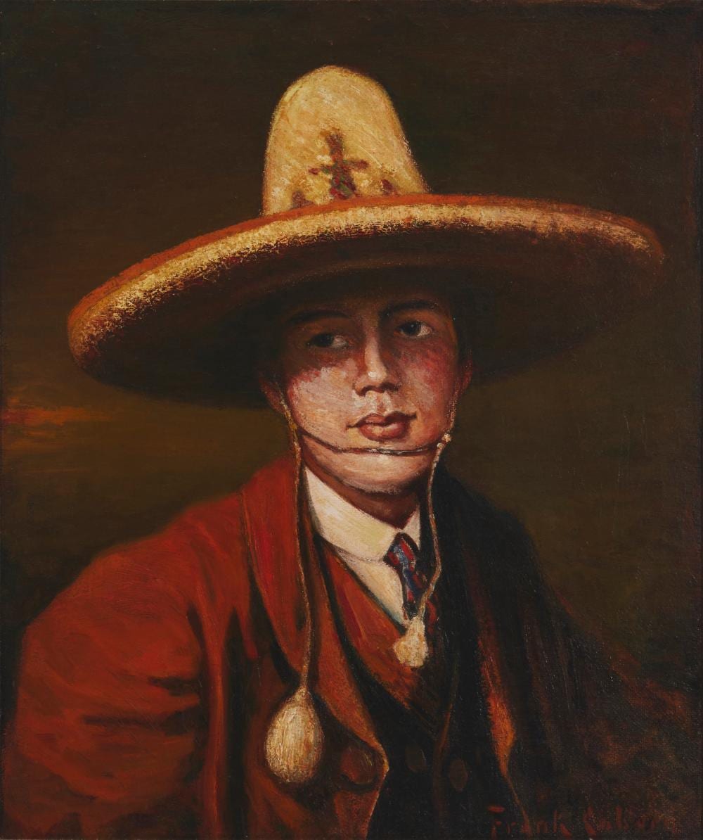 Frank Coburn comparable auction result: frank coburn 1862 1938 portrait of a vaquero