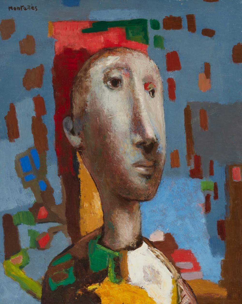 Jose Montanes comparable auction result: jose montanes 1918 1989 portrait of a man