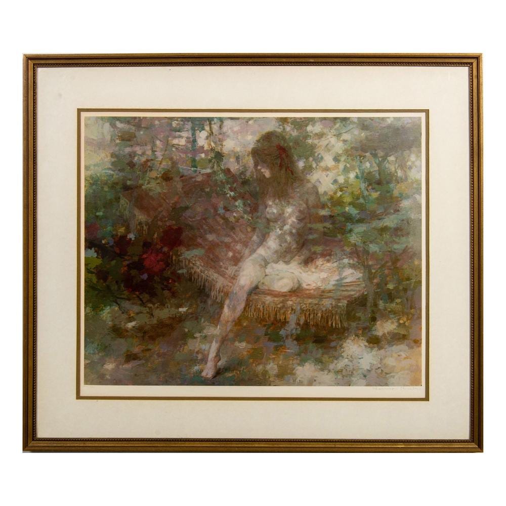 Harrison Rucker comparable auction result: framed color print the fringed by harrison rucker
