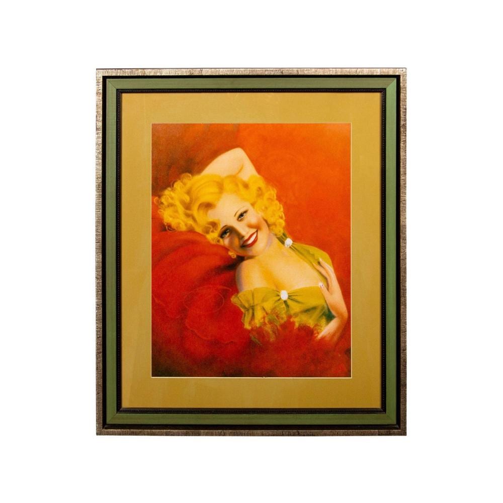 Rolf Armstrong comparable auction result: rolf armstrong american 1889 1960 framed fine art print