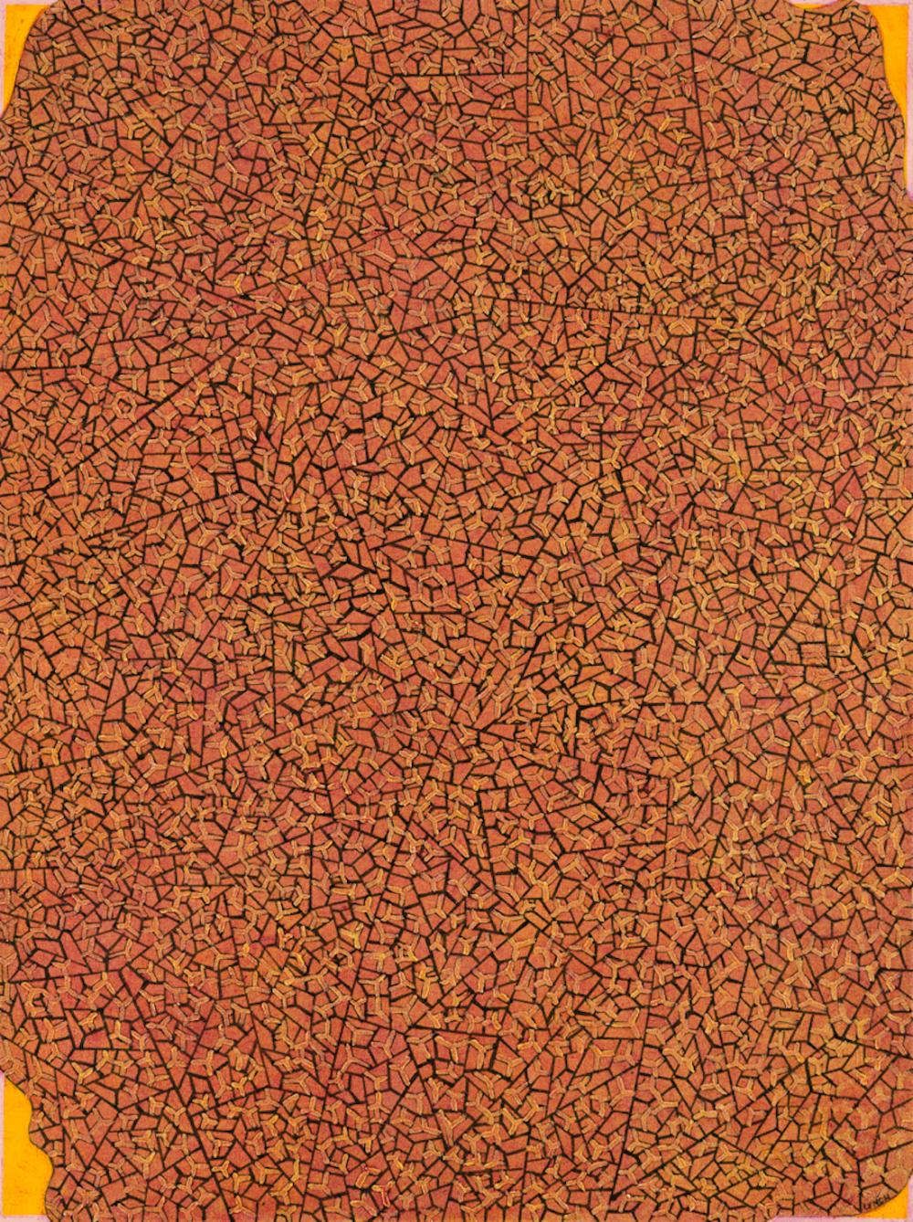Frederick Lynch comparable auction result: frederick lynch am 1935 2016 division 30 2002 oil on canvas laid to panel framed