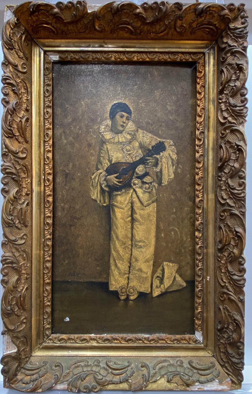 Léon Comerre comparable auction result: ecole fran aise du xix me pierrot