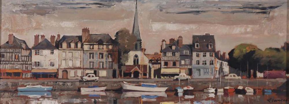 Frederic Lloveras Herrera comparable auction result: frederic lloveras herrera 1912 1983 vista de honfleur 1971