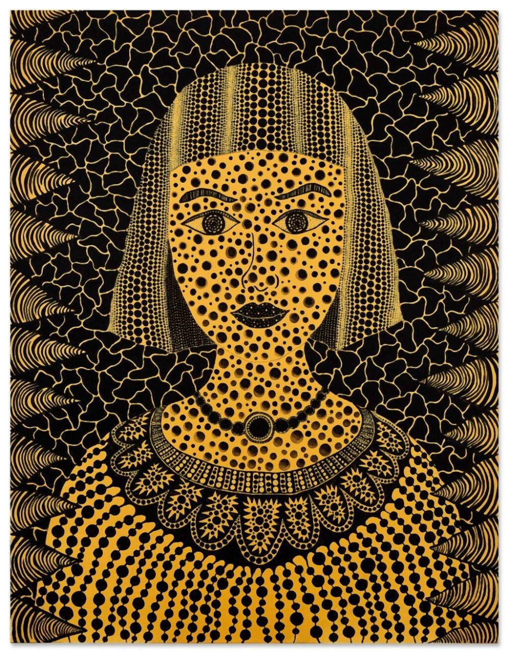 Yayoi Kusama 草間彌生 | Portrait 肖像 comparable sale