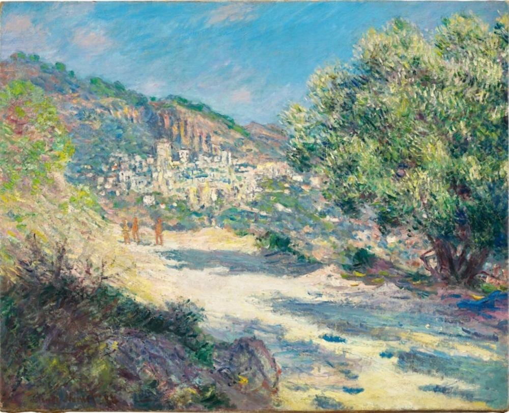 Claude Monet 克勞德・莫內 | Route de Monte-Carlo 蒙特卡羅之路 comparable sale