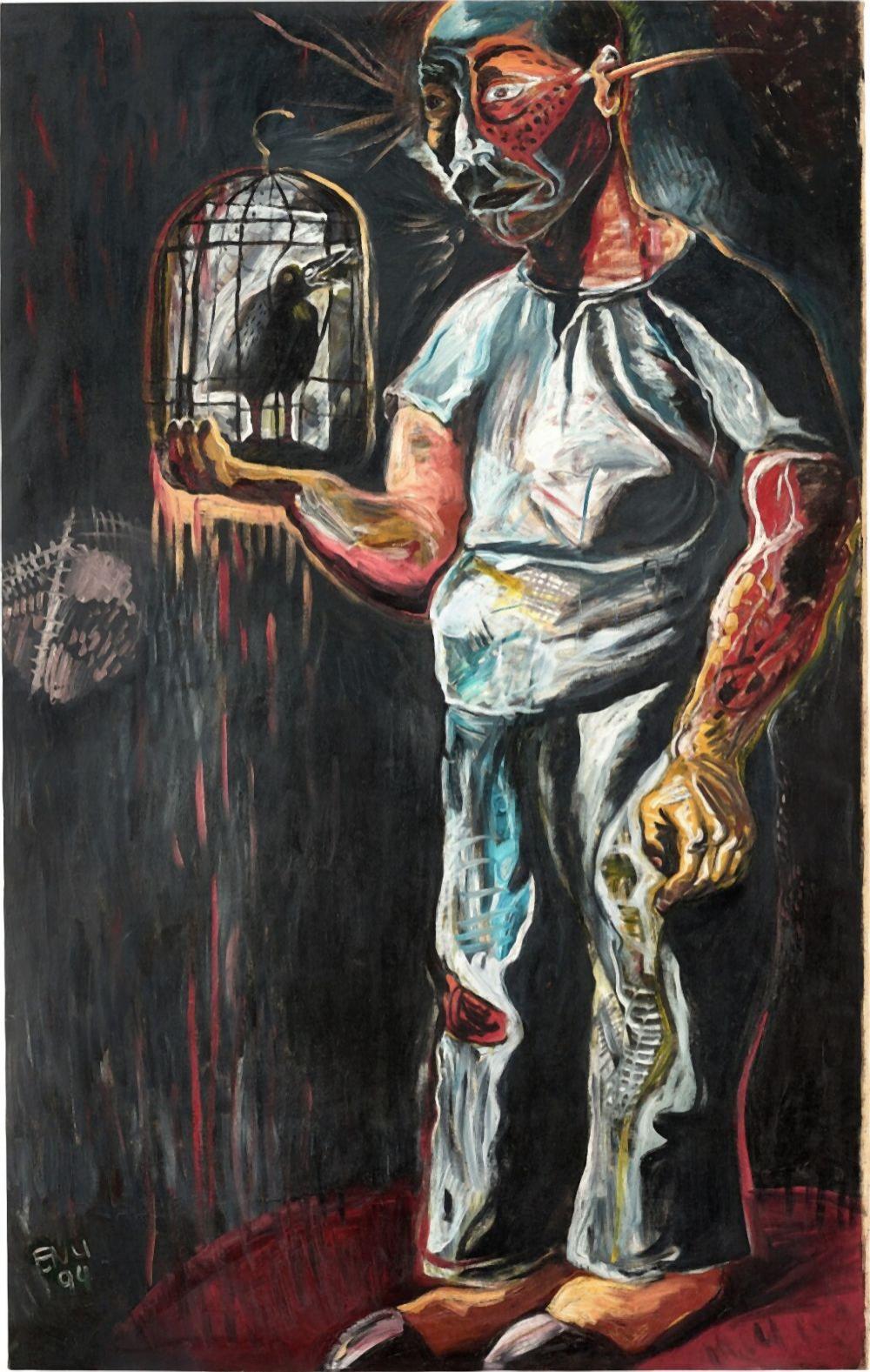 Zhang Enli 張恩利 | Old Man and Bird 老人與鳥 comparable sale