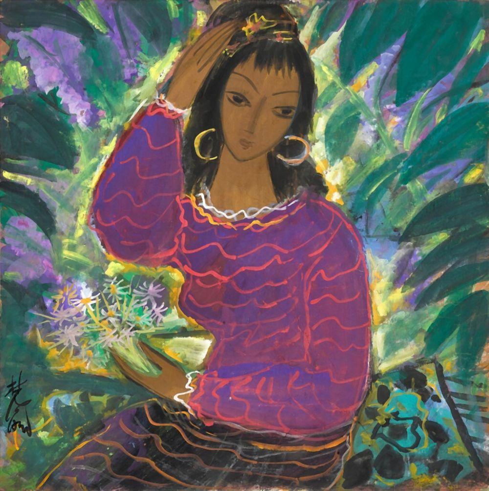 林風眠 紫衣少女 | Lin Fengmian, Lady in Purple comparable sale