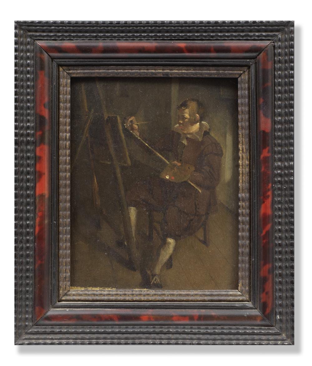Pieter Jacobsz. van Laer comparable auction result: pieter jacobsz van laer haarlem circa 1582 circa 1642 portrait of an artist at his easel