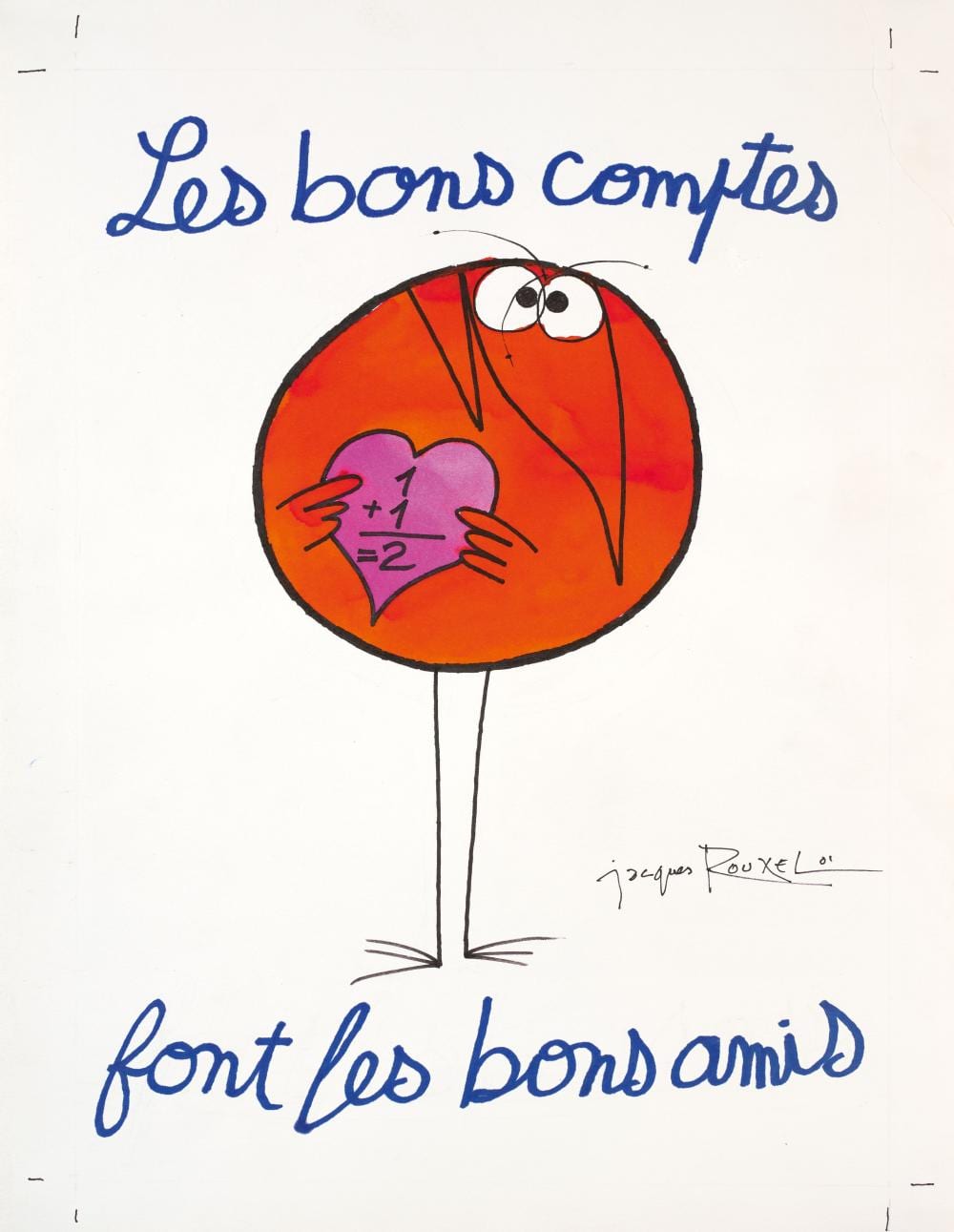 Jacques Rouxel comparable auction result: jacques rouxel 1931 2004 les bons comptes font les bons amis