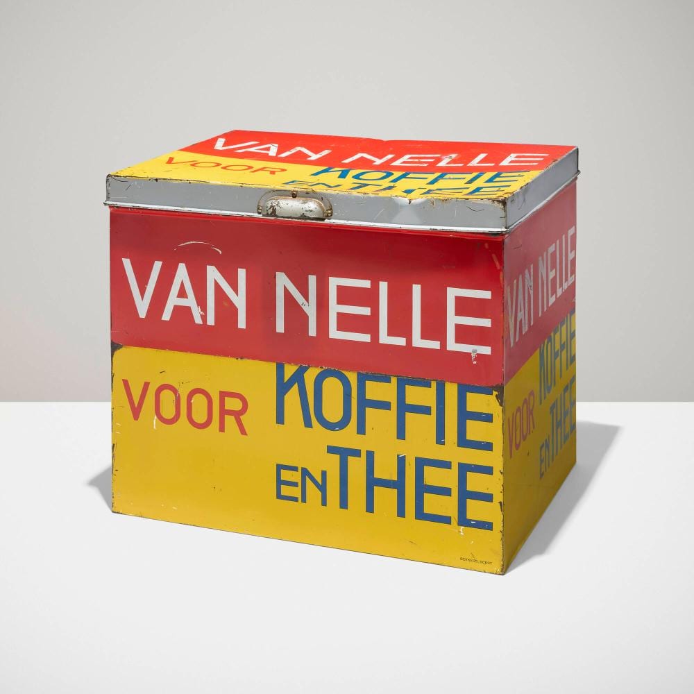 Jacob Jongert comparable auction result: jacob jongert coffee and tea box