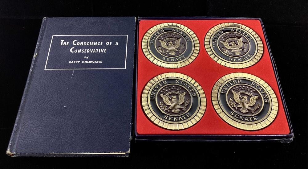 Barry Goldwater comparable auction result: barry goldwater signed book u s senate
