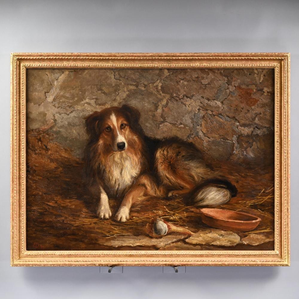 Edwin Douglas comparable auction result: edwin james douglas portrait of a collie 1918