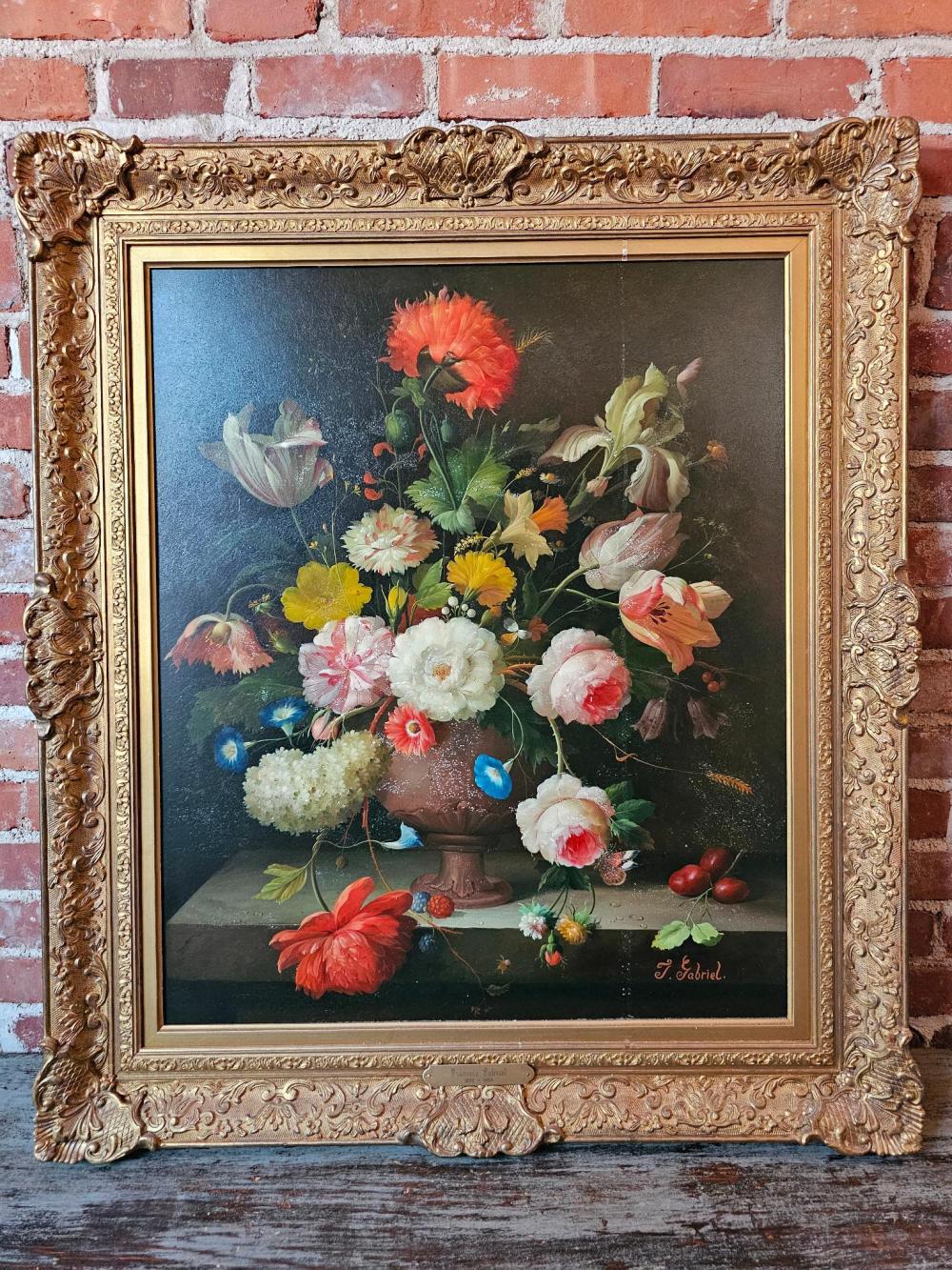 Francois Gabriel comparable auction result: francois gabriel france 1893 1993 still life