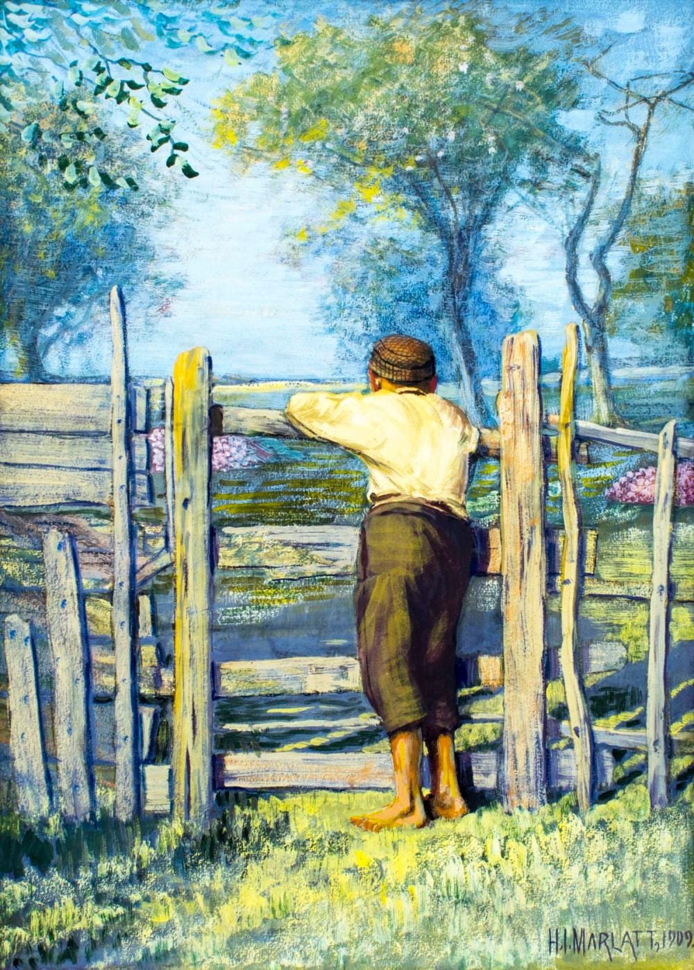 hamilton marlatt ny ca france 1867 1929 gouache painting antique · Broward Auction Gallery LLC · 2024-06-16 Hamilton Marlatt comparable auction result: hamilton marlatt ny ca france 1867 1929 gouache painting antique