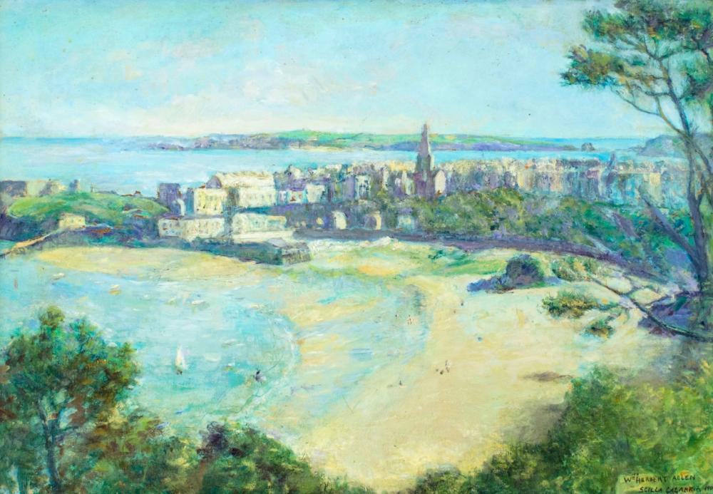 William Herbert Allen comparable auction result: william herbert allen uk 1863 1943 oil painting antique