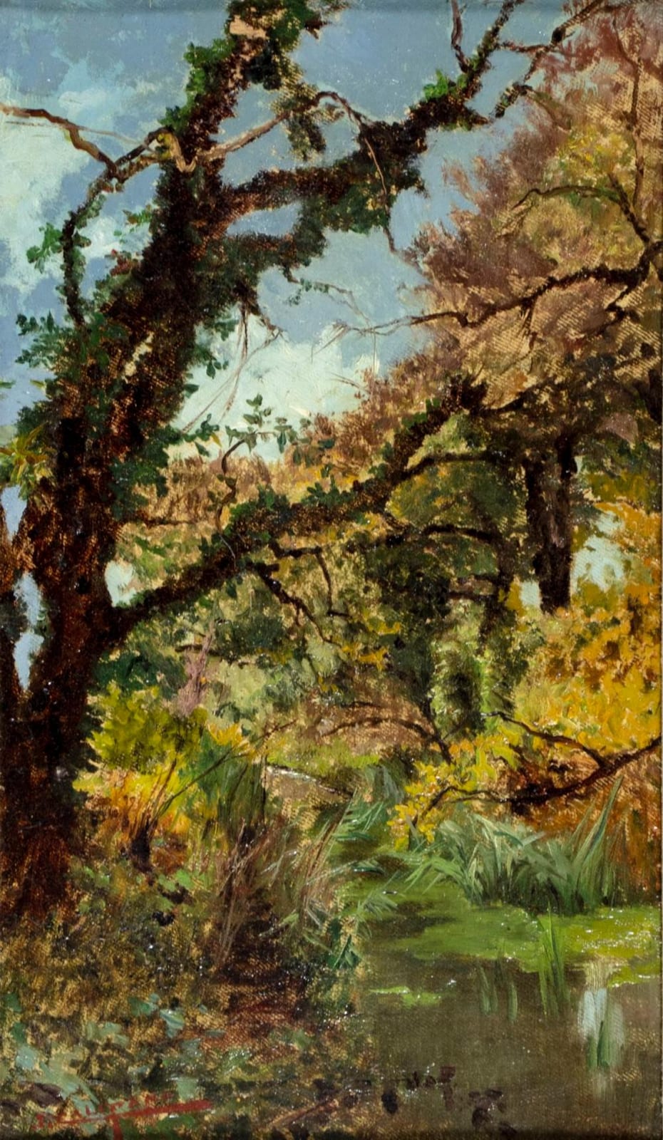 Giovanni (1864) Califano comparable auction result: john califano il ca italy 1862 1946 oil painting antique