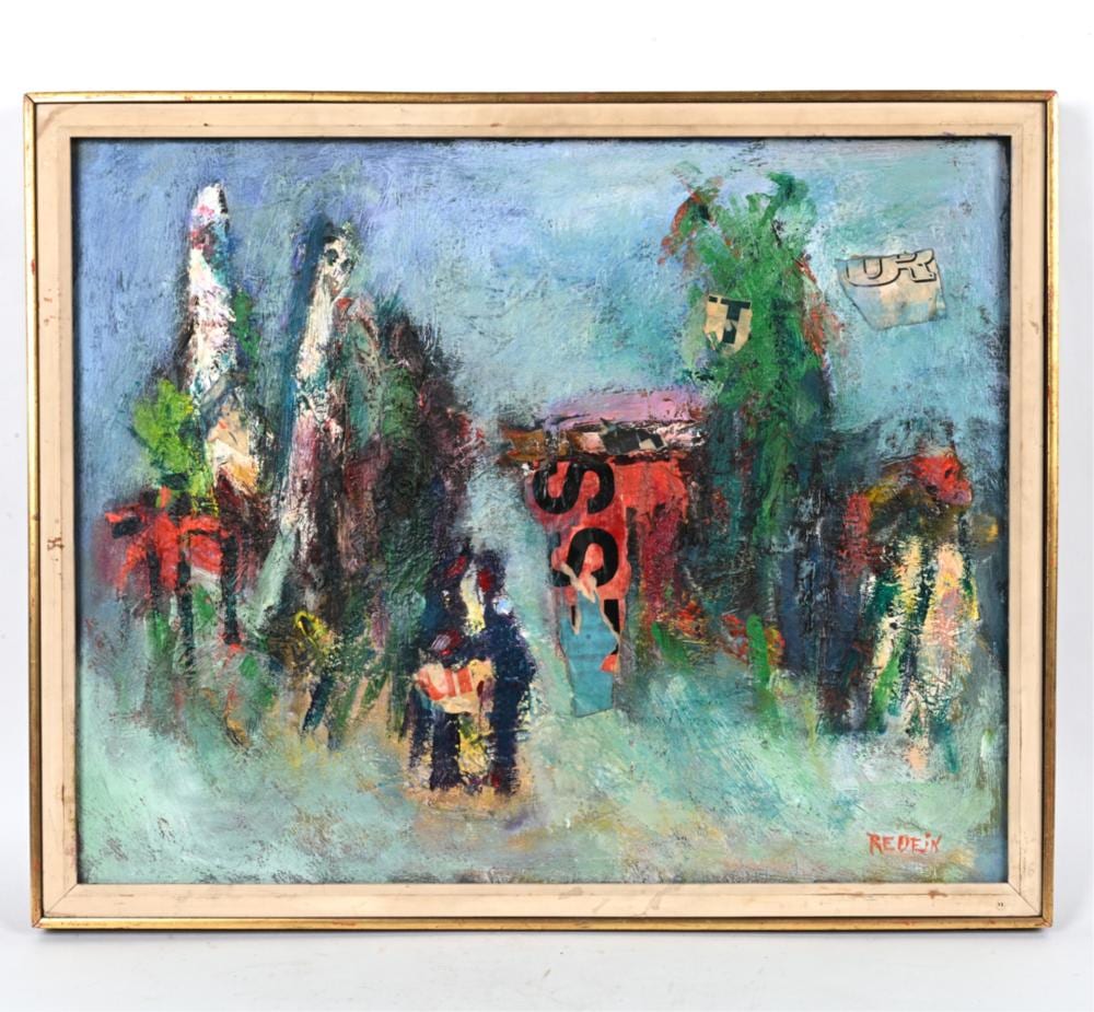 Alexander Redein comparable auction result: alexander redein 1912 1990 o c mixed media