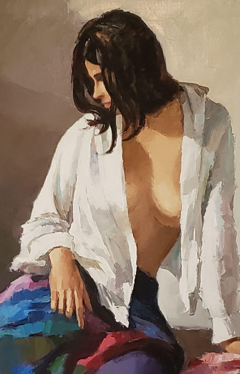 Carl Antonio Longi comparable auction result: carl antonio longi italy 1921 1980 oil painting
