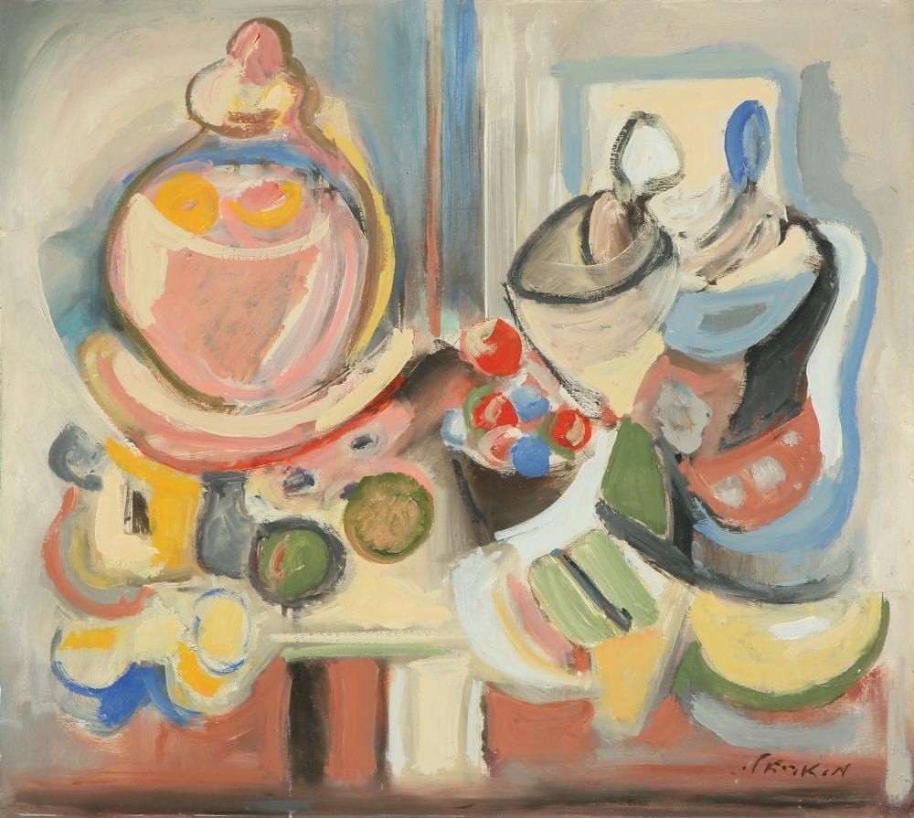 Mordechai Arieli comparable auction result: mordechai arieli 1909 1993