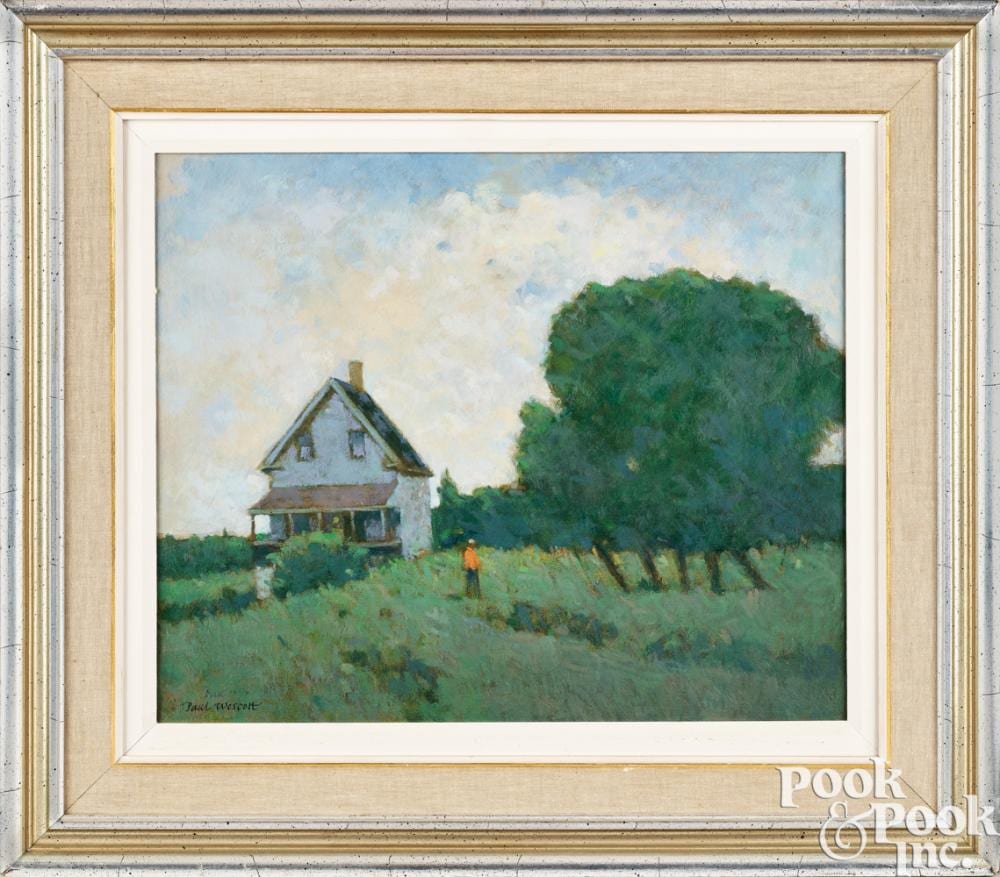 Paul Wescott comparable auction result: paul wescott oil on canvas