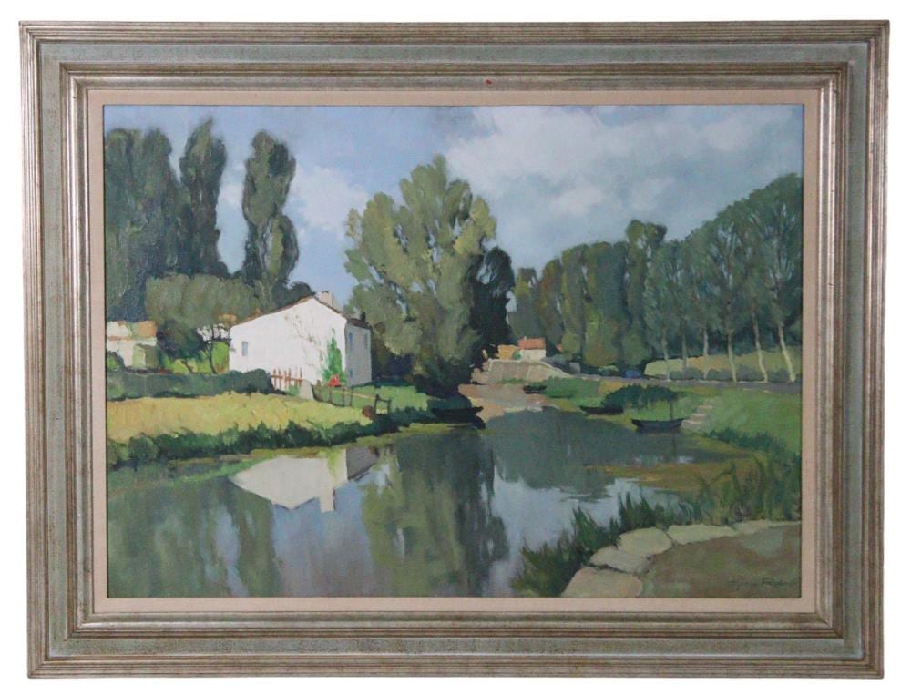 Georges Robin comparable auction result: georges robin sur la seine niotaise