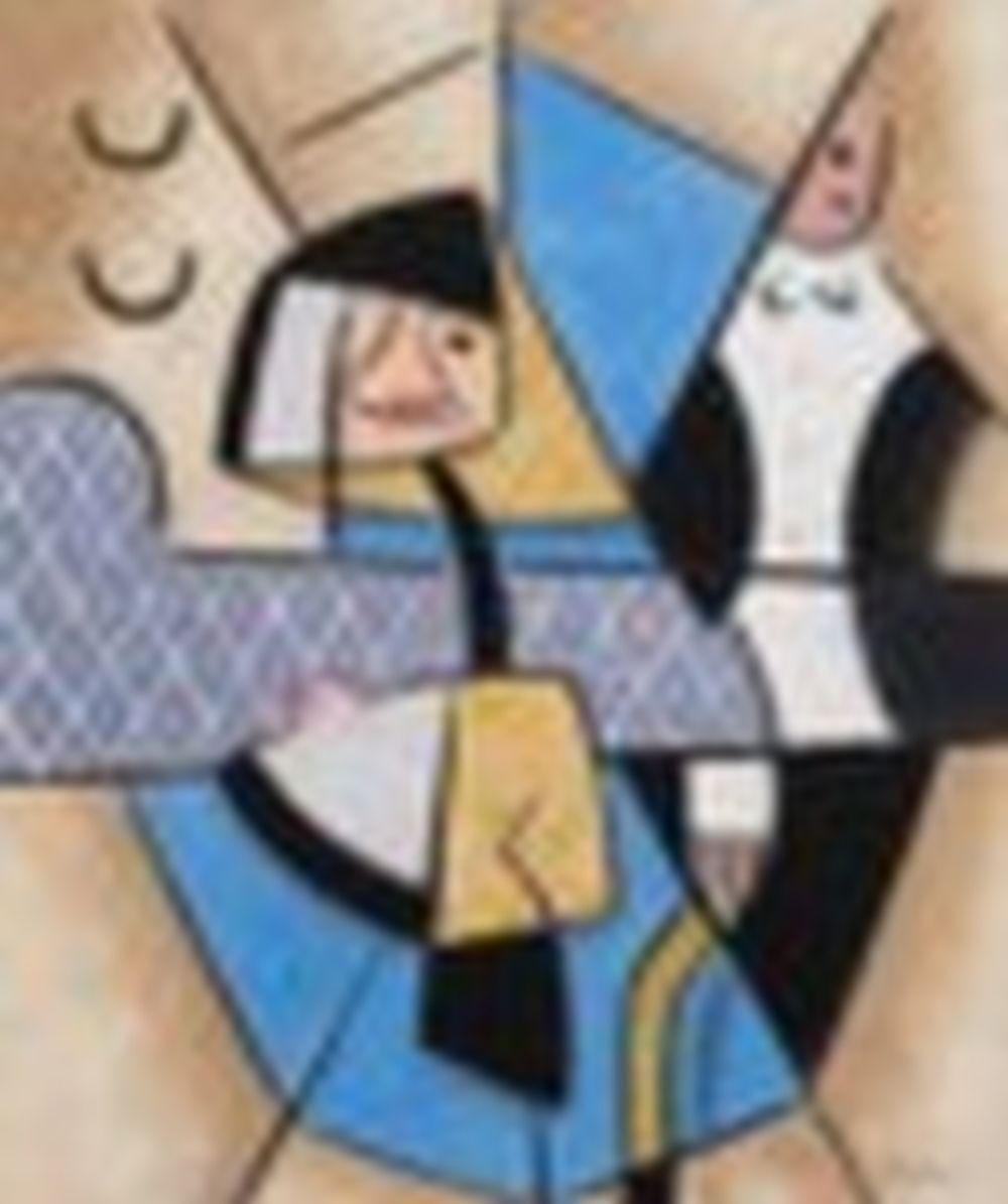 George Lovett Kingsland Morris comparable auction result: george lovett kingsland morris 1905 1975 untitled sophisticated couple
