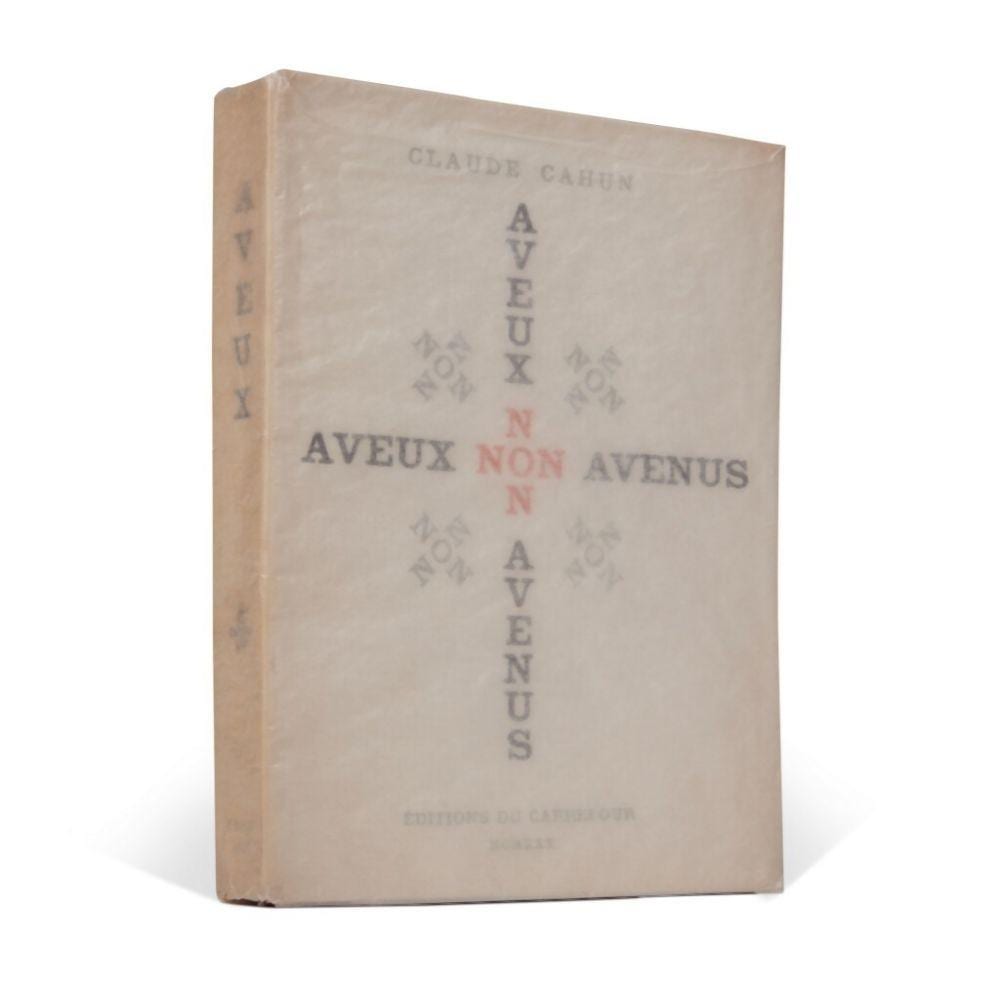 Claude Cahun comparable auction result: aveux non avenus