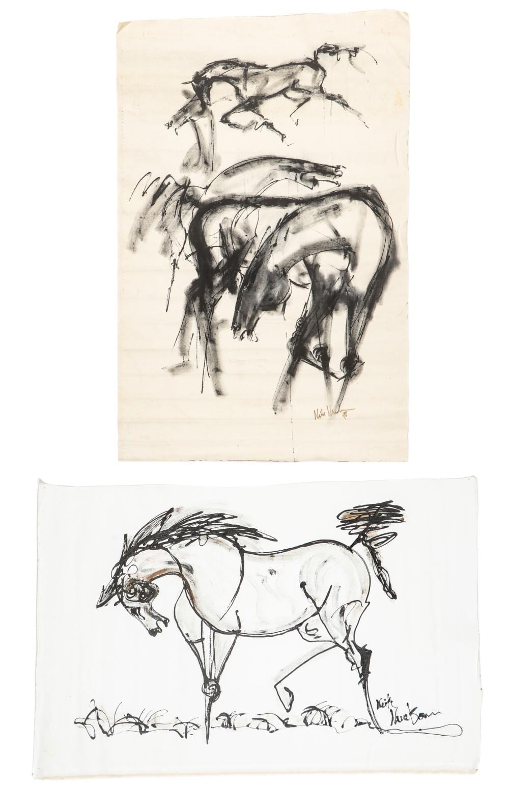neith nevelson b 1946 2 paintings horses · Material Culture · 2024-04-29 Neith Nevelson comparable auction result: neith nevelson b 1946 2 paintings horses