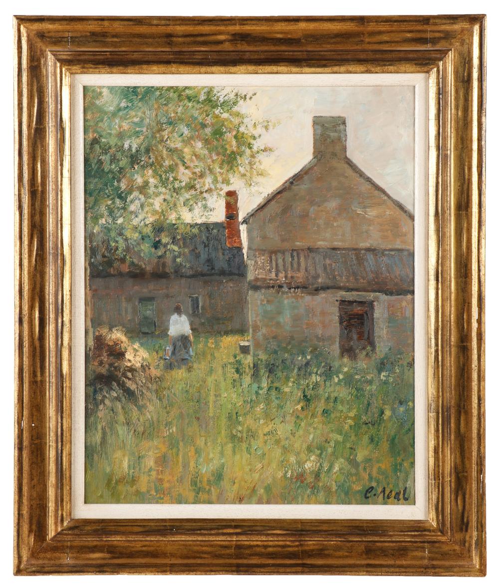 Charles Neal comparable auction result: charles neal british b 1951 evening scene