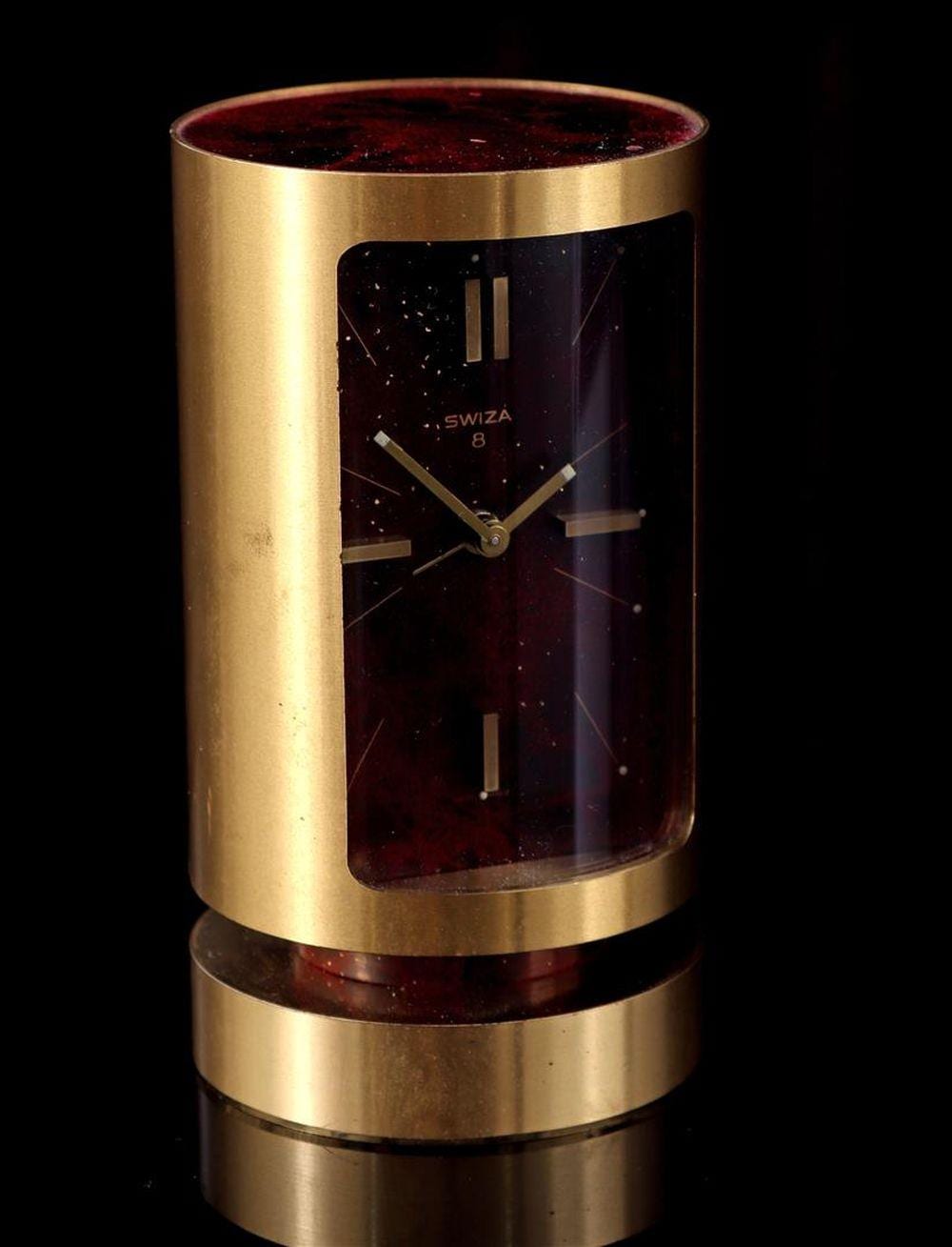 SWIZA SWISS TRAVEL ALARM CLOCK sold by Derksen Veilingbedrijf, lot 872 — auction record photograph