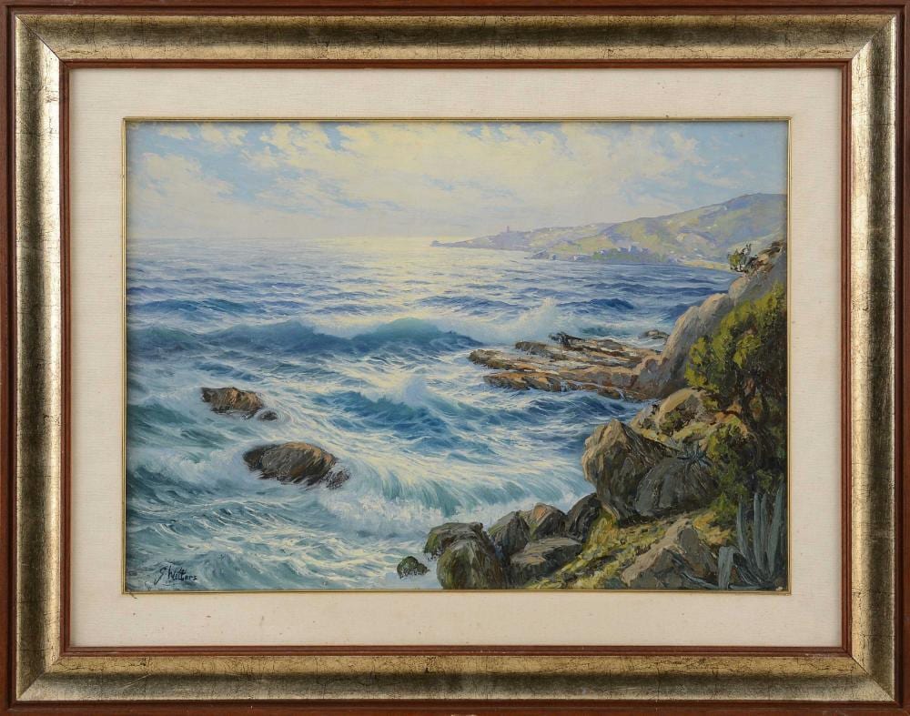 guglielmo welters l infrangersi delle onde · Meeting Art Casa D'Aste · 2024-04-20 Guglielmo Welters comparable auction result: guglielmo welters l infrangersi delle onde