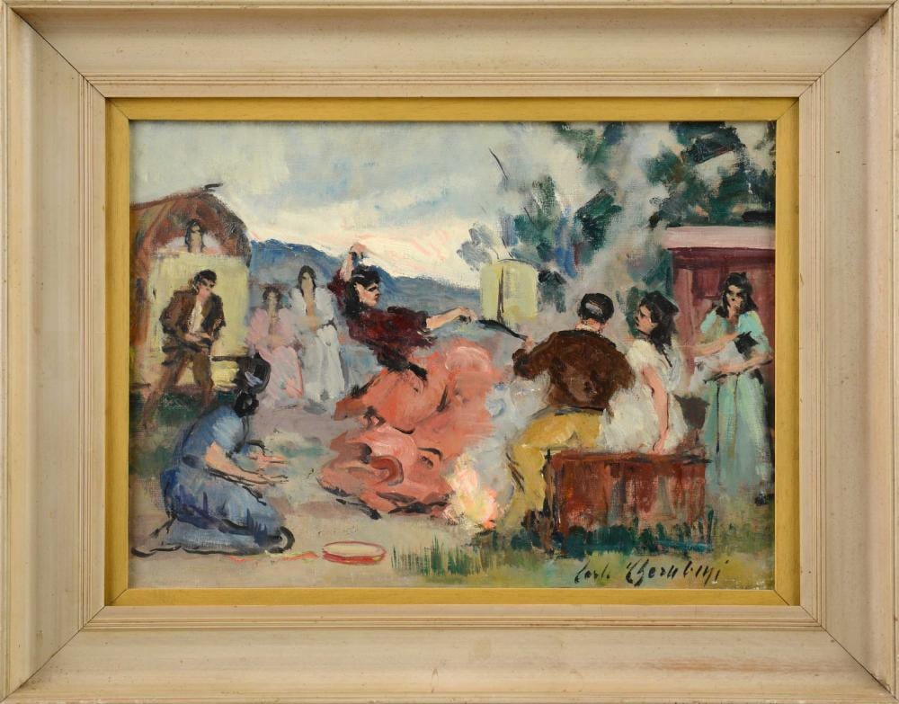Carlo Cherubini comparable auction result: carlo cherubini danza gitana