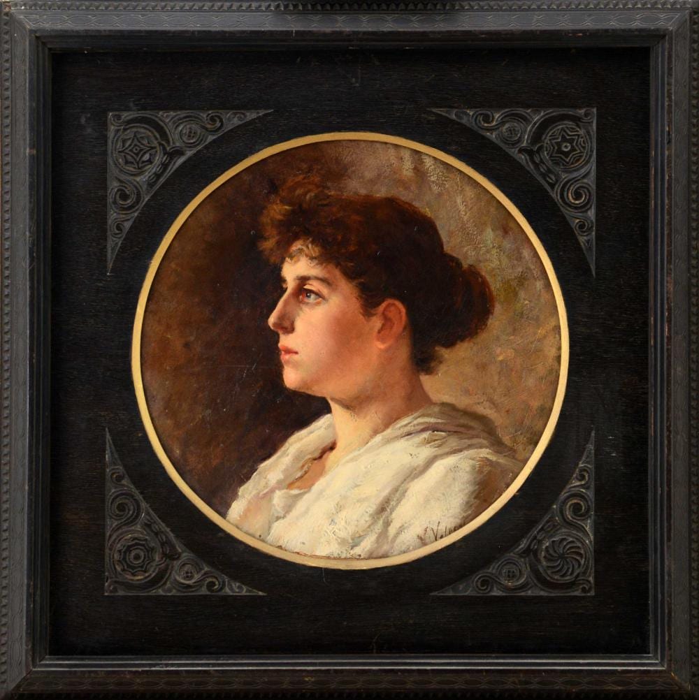 Vincenzo (1854) Volpe comparable auction result: vincenzo volpe profilo 1899