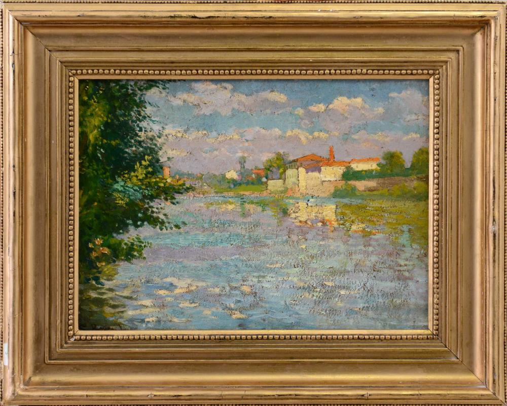 Enrico Reycend comparable auction result: enrico reycend paesaggio