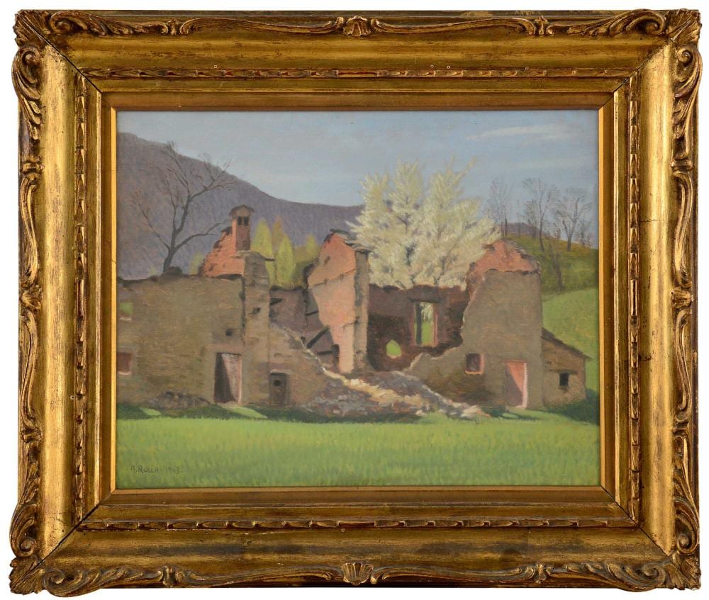 Adolfo Rolla comparable auction result: adolfo rolla case diroccate 1945