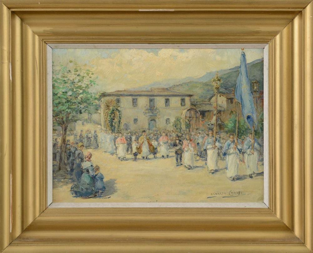 Alberto Carosi comparable auction result: alberto carosi processione