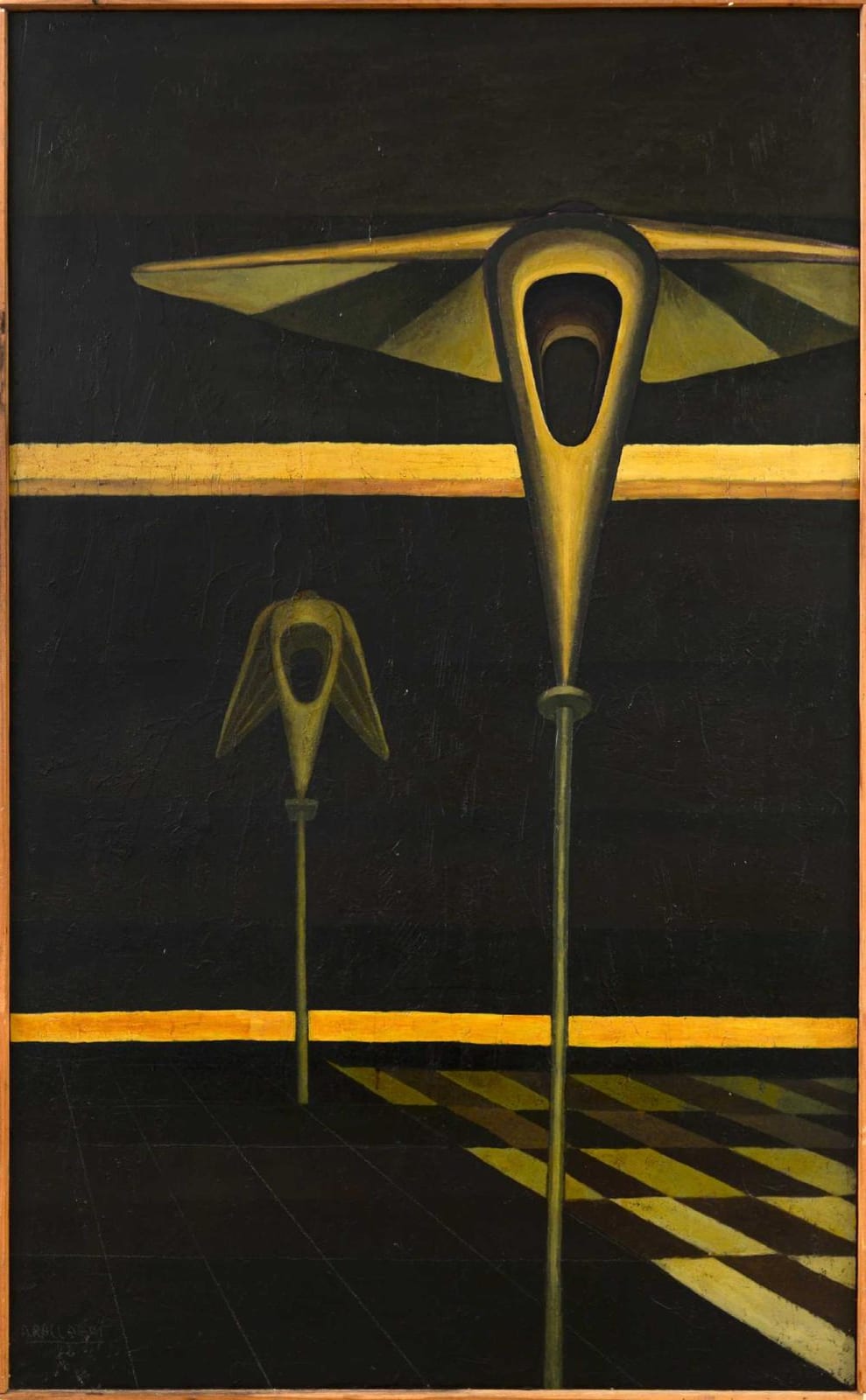 Andrea Raccagni comparable auction result: andrea raccagni custodi del trascendente 1972