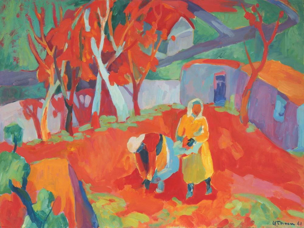 Minas Karapeti Awetisyan comparable auction result: minas avetisian armenian 1928 1975