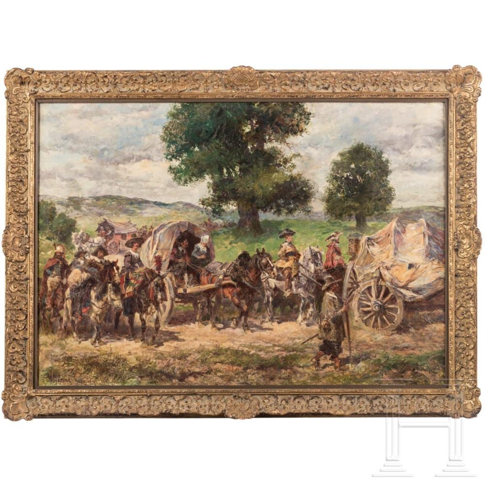 Anton (1863) Hoffmann comparable auction result: anton hoffmann 1863 1938 impedimenta munich probably early 20th century