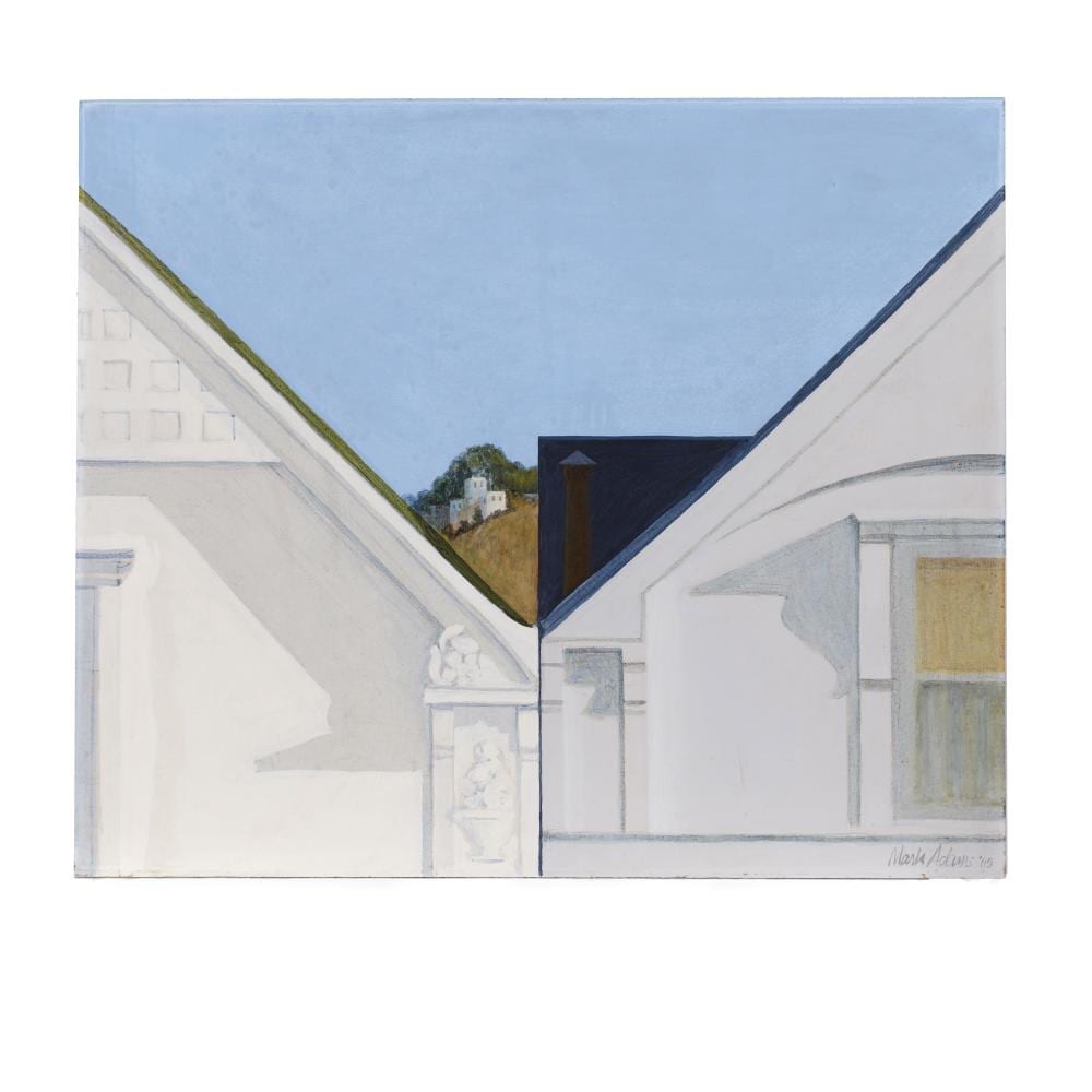 Mark Adams comparable auction result: mark adams 1925 2006 untitled view from mark adam s firehouse at 3816 22nd street 1965