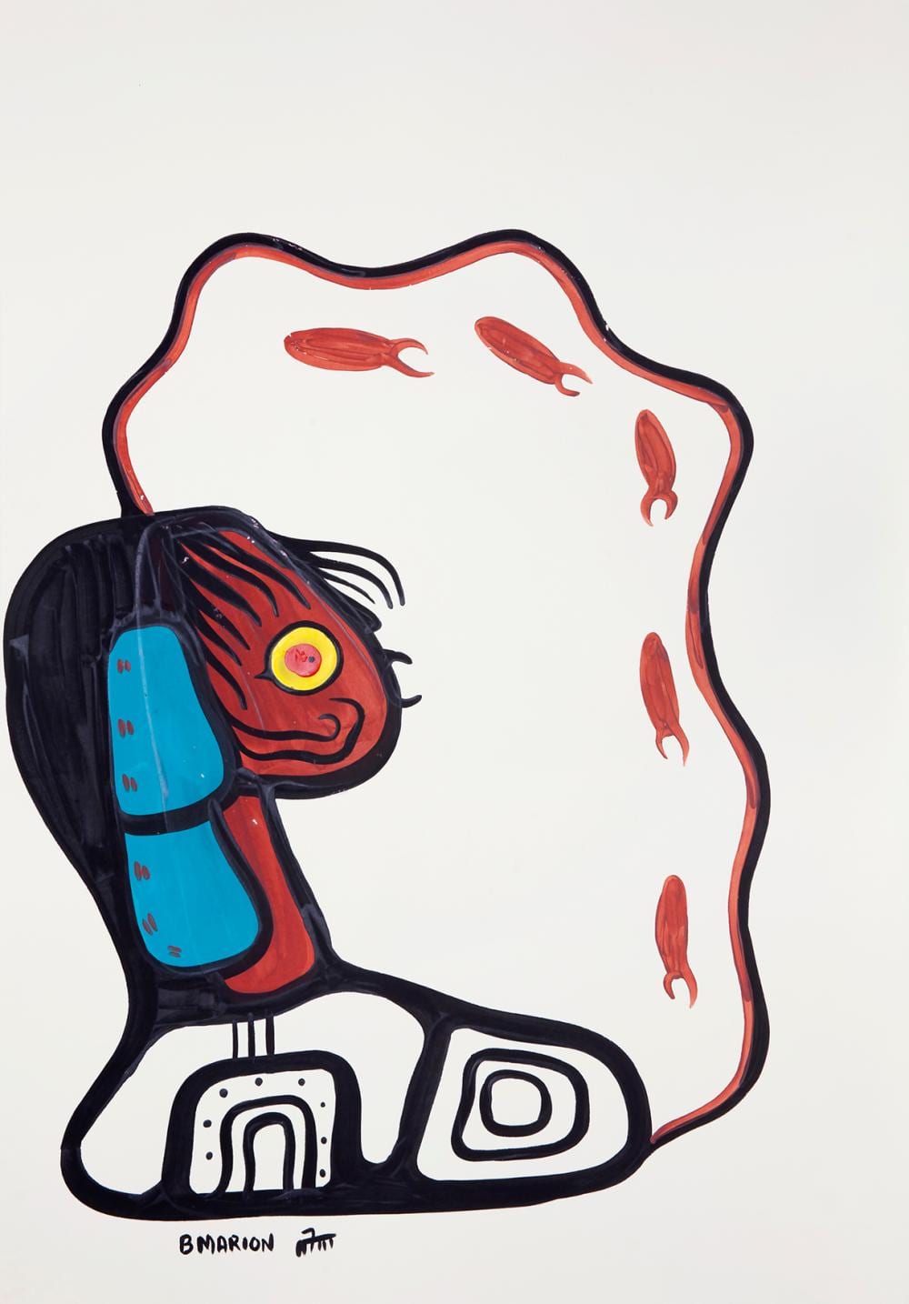 Brian Marion comparable auction result: brian marion untitled man