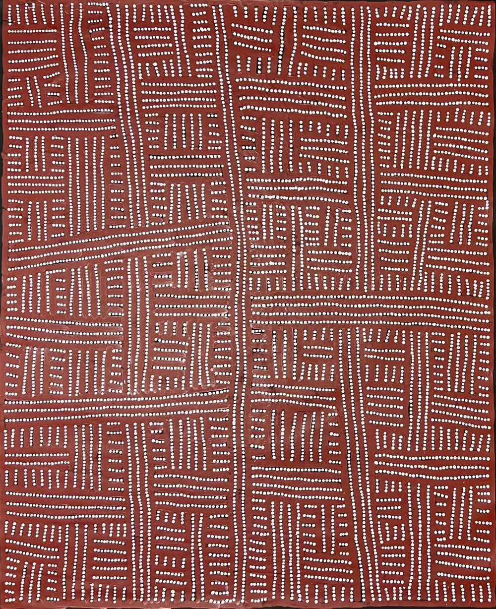 Bambatu Napangardi comparable auction result: bambatu napangardi tali acrylic on linen