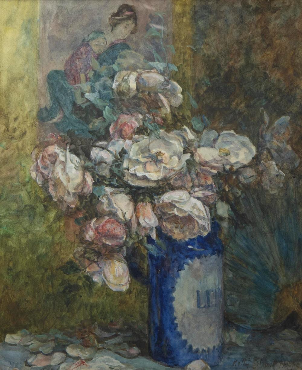 Ketty Gilsoul-Hoppe comparable auction result: ketty gilsoul hoppe 1868 1939 watercolour still life of flowers signed