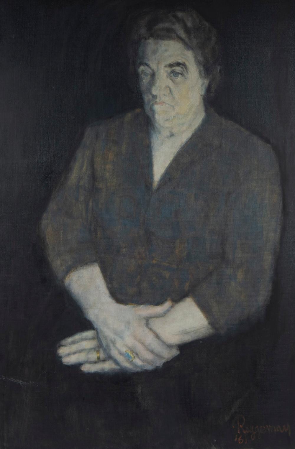 Fons Roggeman comparable auction result: fons roggeman 1939 oil on canvas female portrait signed and dated 61