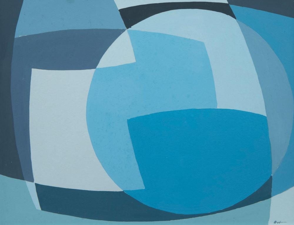 Raymond Art comparable auction result: raymond art 1919 1998 gouache composition signed
