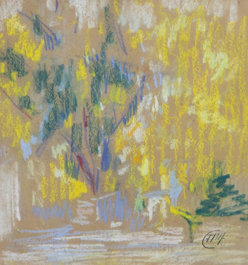 Franz van Montfort comparable auction result: franz van montfort 1889 1980 pastel vase with flowers monogrammed