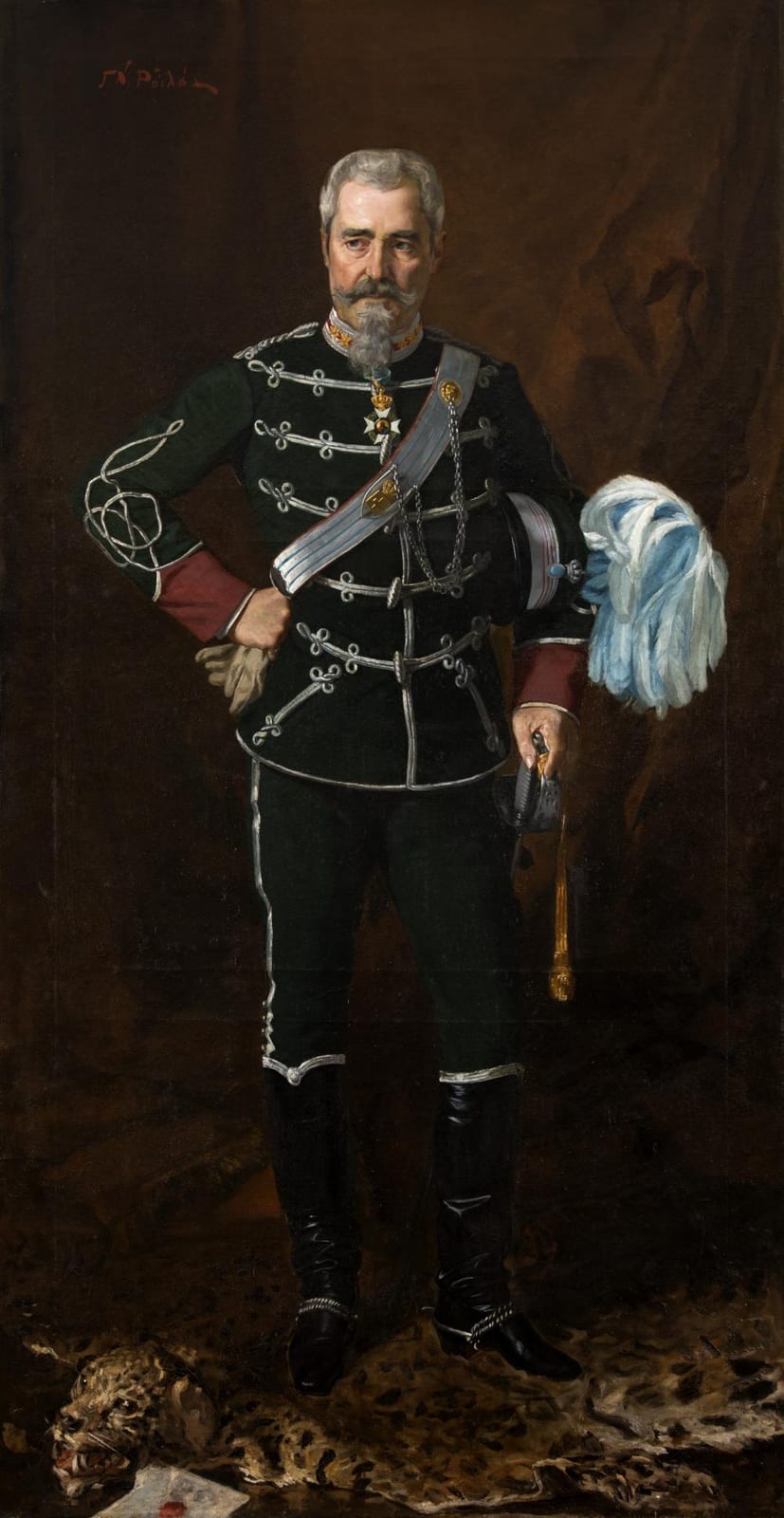 Georgios Roilos comparable auction result: georgios roilos 1867 1928 portrait de dionysios tritakis