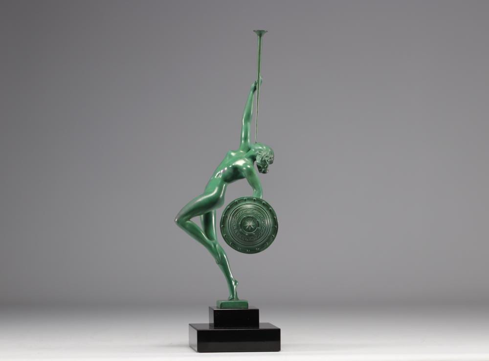 Raymond Guerbe comparable auction result: raymond guerbe 1894 1995 max le verrier s workshop jericho art deco sculpture